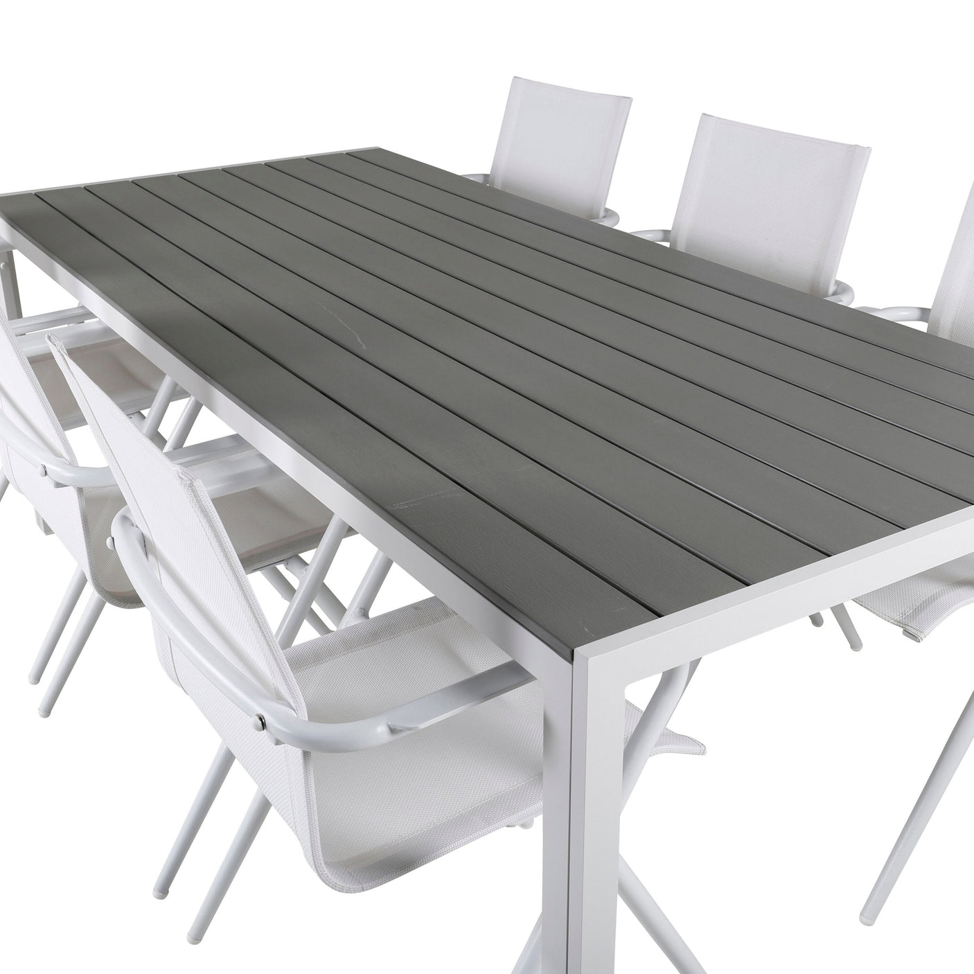 Break bord 205*90 + Alina spisestoler Venture Design Spisegruppe