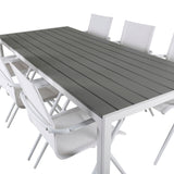 Break bord 205*90 + Alina spisestoler Venture Design Spisegruppe