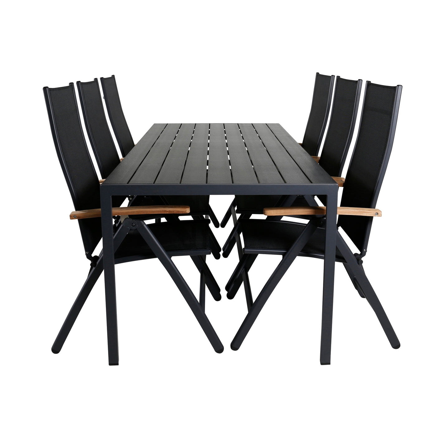 Break Table 205*90 + Panama lettstol Venture Design Spisegruppe
