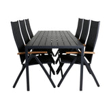 Break Table 205*90 + Panama lettstol Venture Design Spisegruppe