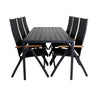 Break Table 205*90 + Panama lettstol Venture Design Spisegruppe