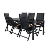 Break Table 205*90 + Panama lettstol Venture Design Spisegruppe