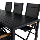 Break Table 205*90 + Panama lettstol Venture Design Spisegruppe