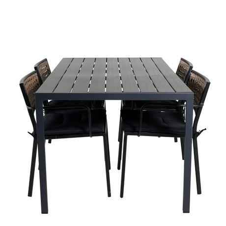 Break Table 150*90 + Paola spisestoler Venture Design Spisegruppe