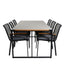 Texas Spisebord 200*100 + Dallas spisestoler Venture Design Spisegruppe