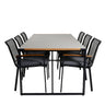 Texas Spisebord 200*100 + Dallas spisestoler Venture Design Spisegruppe