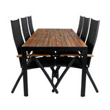 Bois Spisebord 205*90cm + Panama stol Venture Design Spisegruppe