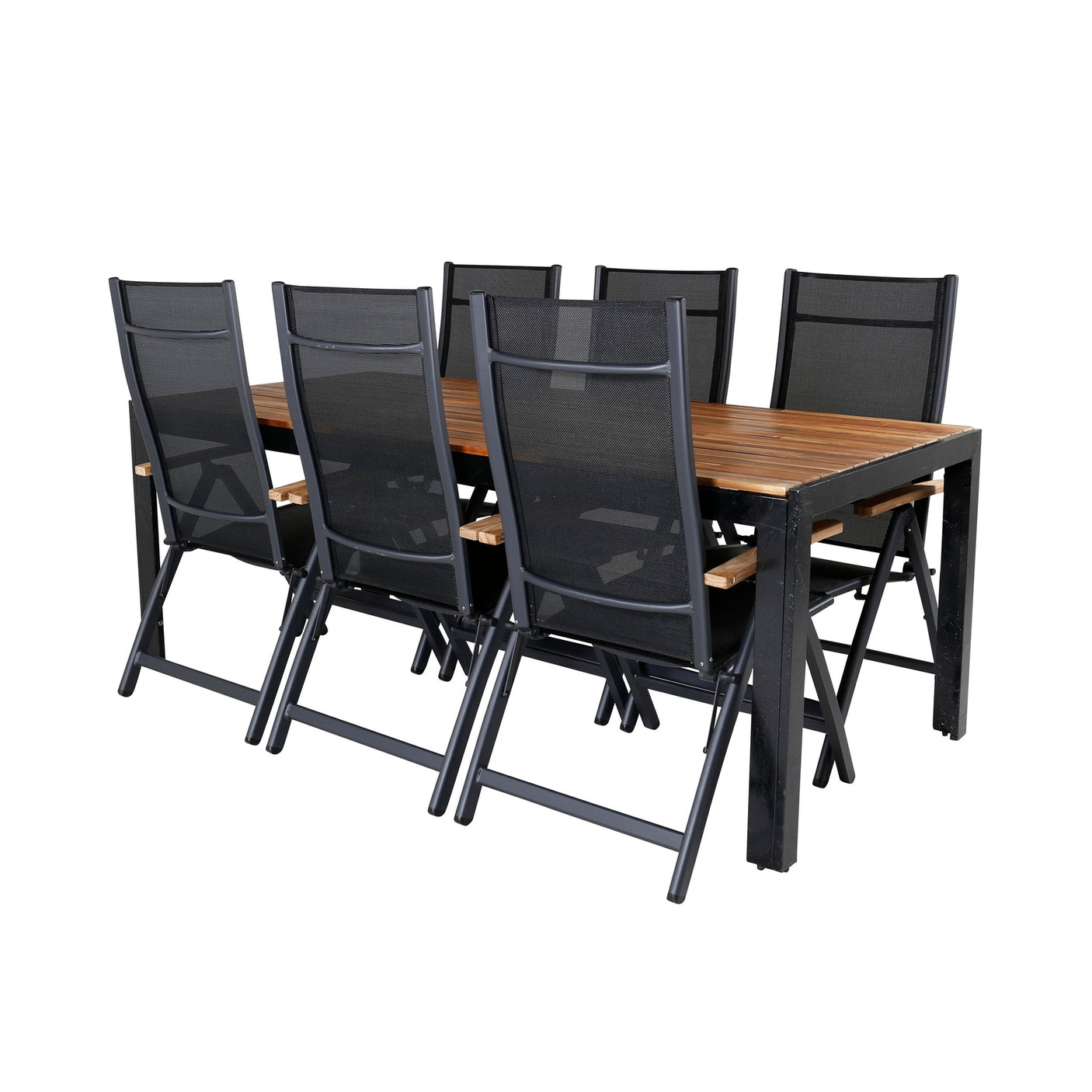 Bois Spisebord 205*90cm + Panama stol Venture Design Spisegruppe