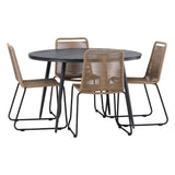 Break Spisebord Rundt 120ø + Lindos Venture Design Spisegruppe