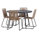 Break Spisebord Rundt 120ø + Lindos Venture Design Spisegruppe