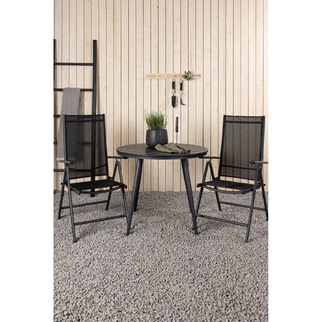 Break Spisebord Rundt 90ø + Break stoler Venture Design Spisegruppe