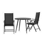 Break Spisebord Rundt 90ø + Break stoler Venture Design Spisegruppe
