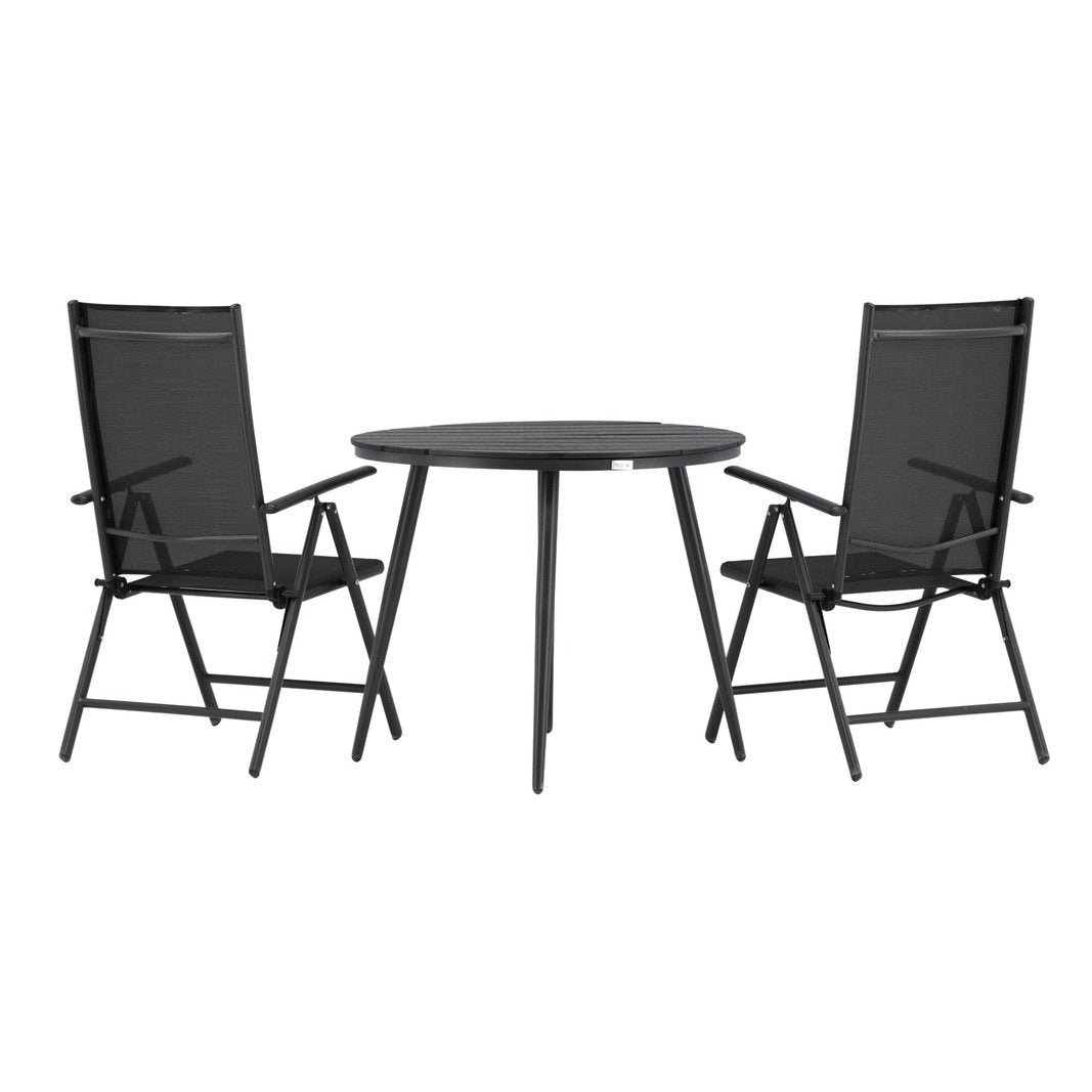 Break Spisebord Rundt 90ø + Break stoler Venture Design Spisegruppe