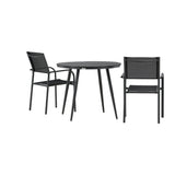 Break Spisebord Rundt 90ø + Santorini Armstol Venture Design Spisegruppe