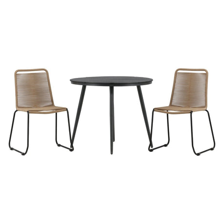 Break Spisebord Rundt 90ø + Lindos Venture Design Spisegruppe