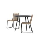 Break Spisebord Rundt 90ø + Lindos Venture Design Spisegruppe