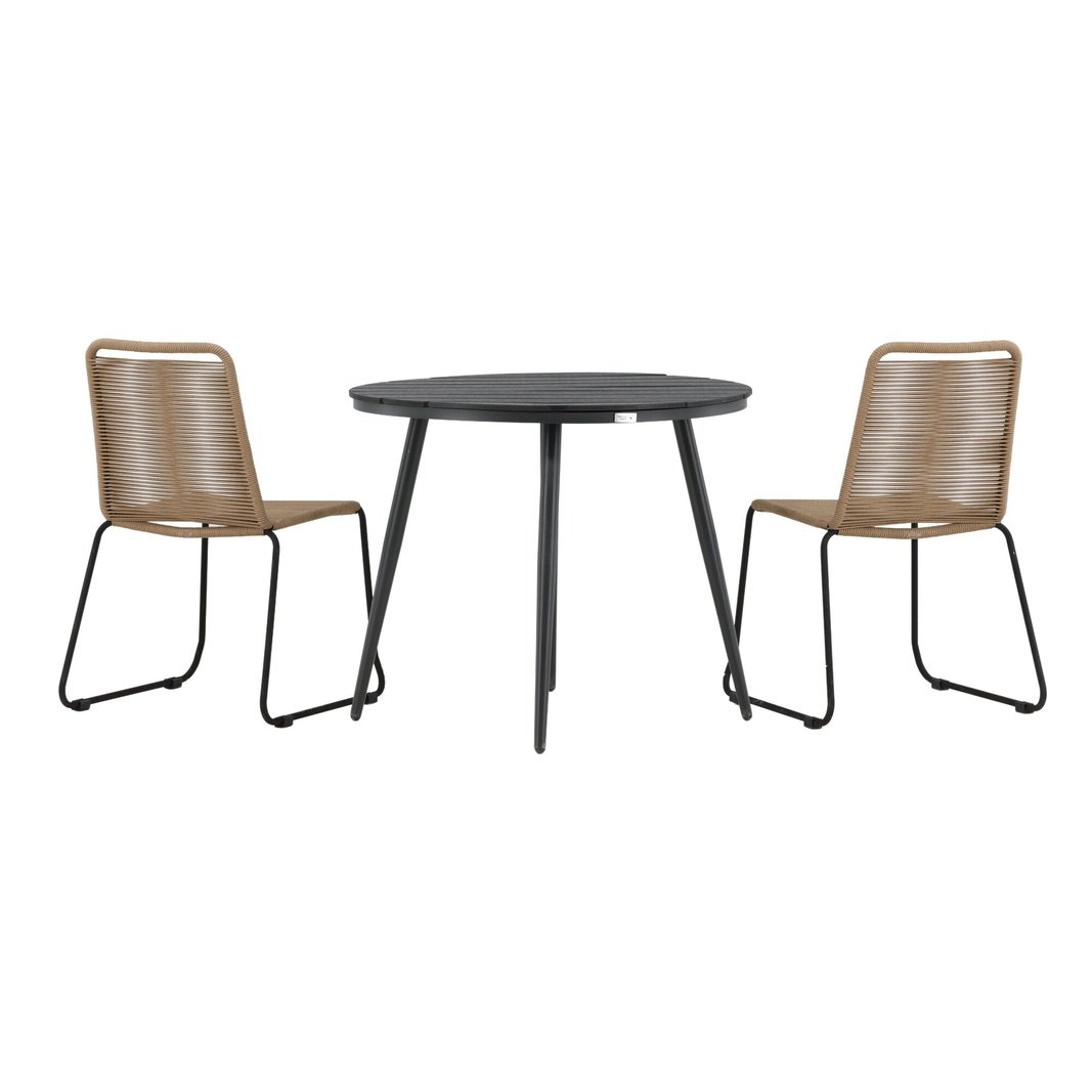 Break Spisebord Rundt 90ø + Lindos Venture Design Spisegruppe