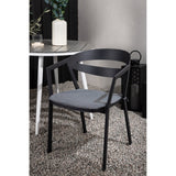 Break Spisebord Rundt 90ø + Slit spisestoler inkl. Putetrekk Venture Design Spisegruppe