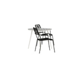 Pause Spisebord Rundt 90ø + Lindos Lenestol Venture Design Spisegruppe