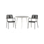 Pause Spisebord Rundt 90ø + Lindos Lenestol Venture Design Spisegruppe