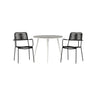 Pause Spisebord Rundt 90ø + Lindos Lenestol Venture Design Spisegruppe