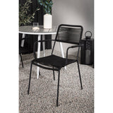 Pause Spisebord Rundt 90ø + Lindos Lenestol Venture Design Spisegruppe