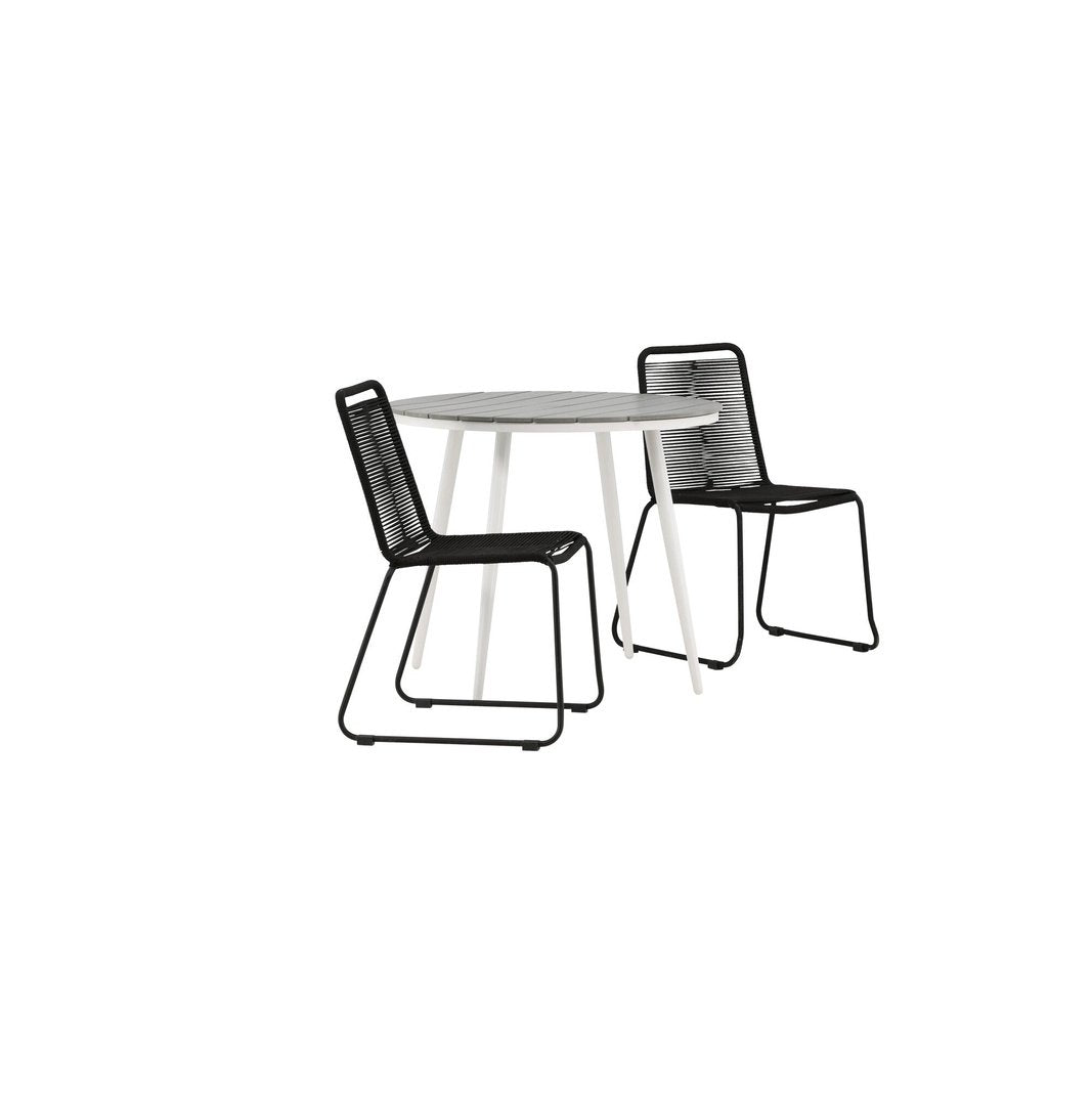 Break Spisebord Rundt 90ø + Lindos Venture Design Spisegruppe