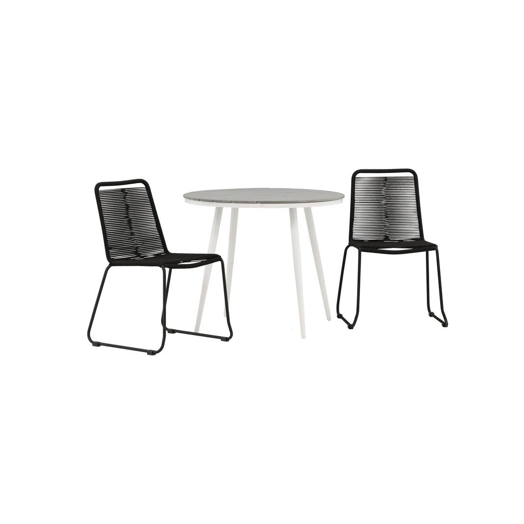 Break Spisebord Rundt 90ø + Lindos Venture Design Spisegruppe