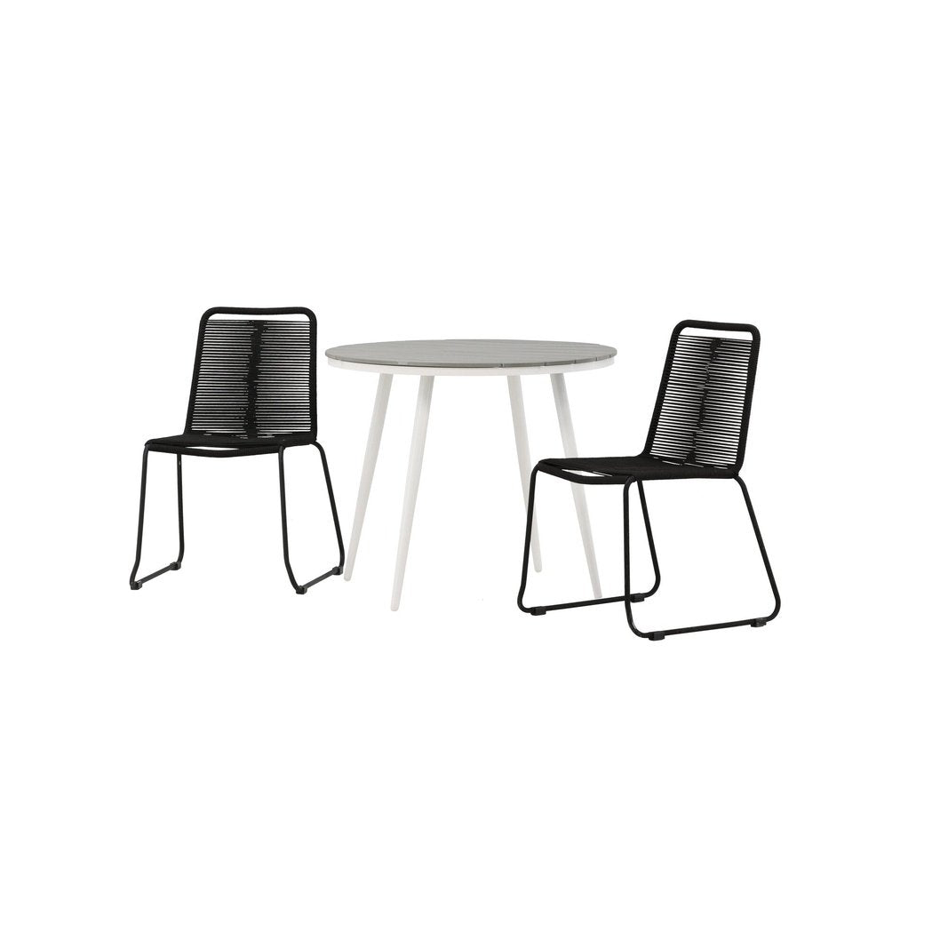 Break Spisebord Rundt 90ø + Lindos Venture Design Spisegruppe