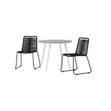 Break Spisebord Rundt 90ø + Lindos Venture Design Spisegruppe