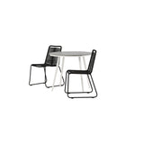 Break Spisebord Rundt 90ø + Lindos Venture Design Spisegruppe