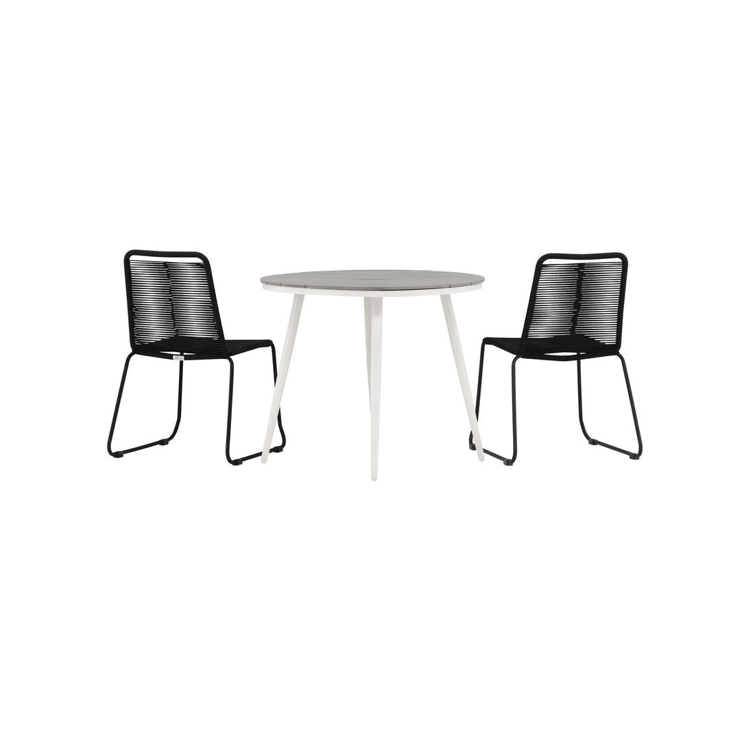 Break Spisebord Rundt 90ø + Lindos Venture Design Spisegruppe