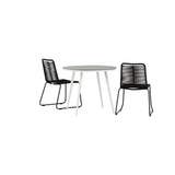 Break Spisebord Rundt 90ø + Lindos Venture Design Spisegruppe