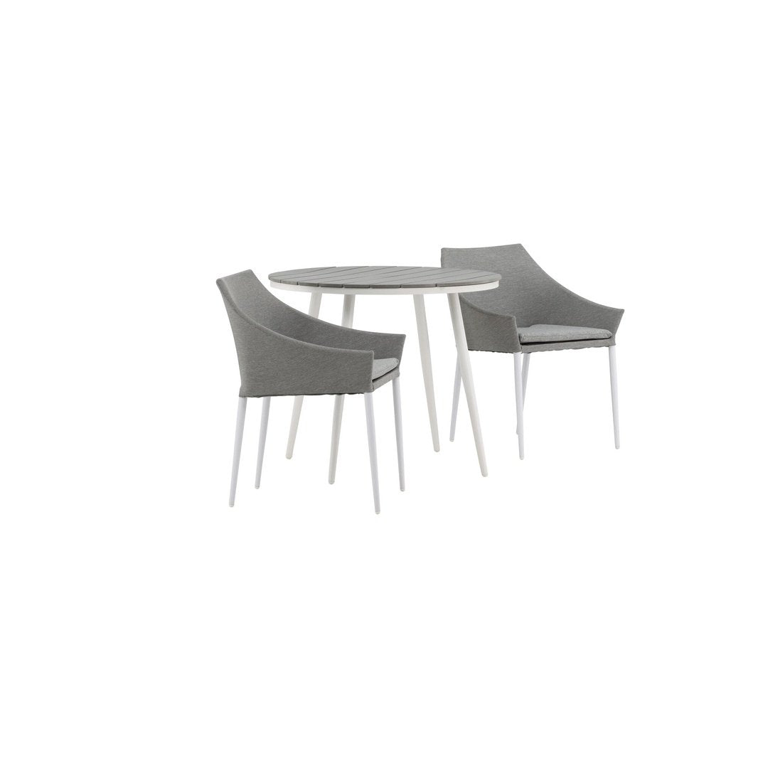 Break Spisebord Rundt 90ø + Spoga spisestoler Venture Design Spisegruppe