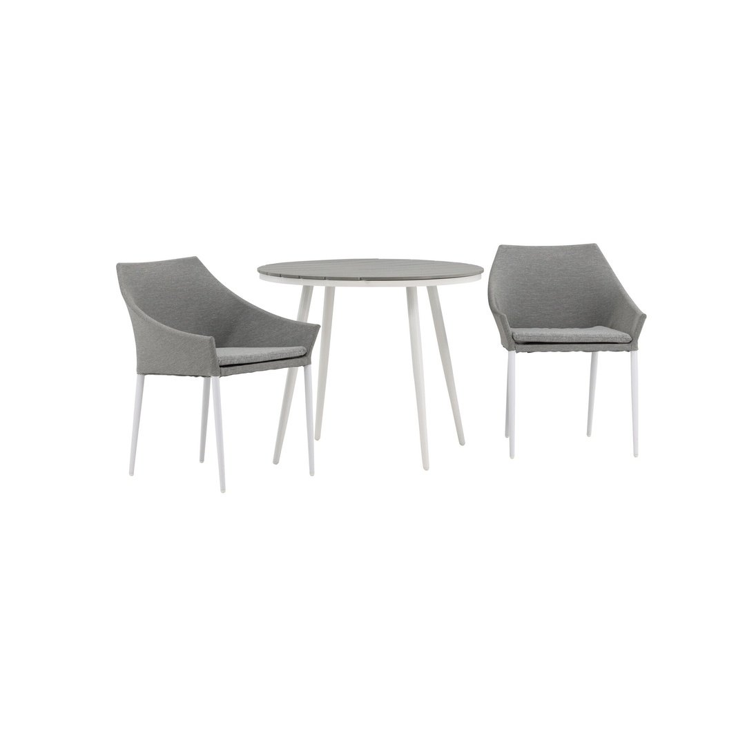 Break Spisebord Rundt 90ø + Spoga spisestoler Venture Design Spisegruppe