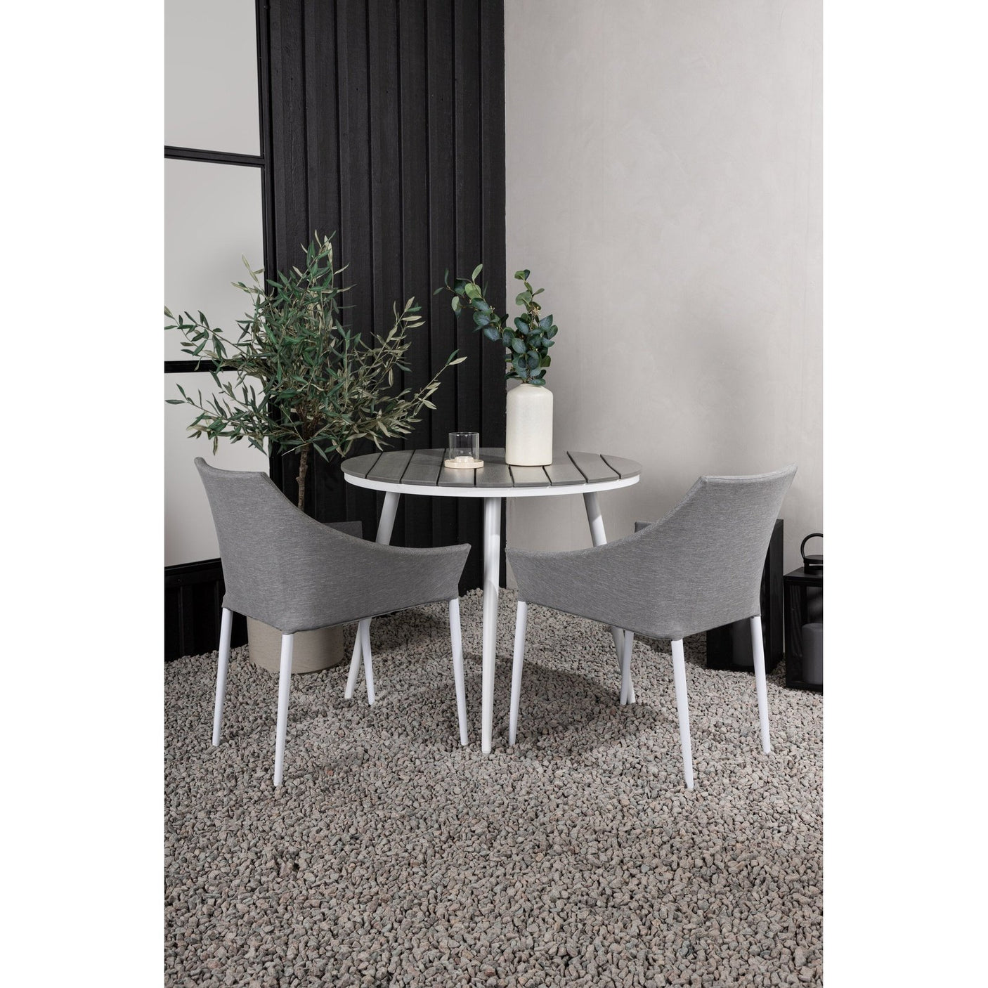 Break Spisebord Rundt 90ø + Spoga spisestoler Venture Design Spisegruppe