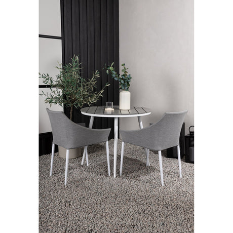 Break Spisebord Rundt 90ø + Spoga spisestoler Venture Design Spisegruppe