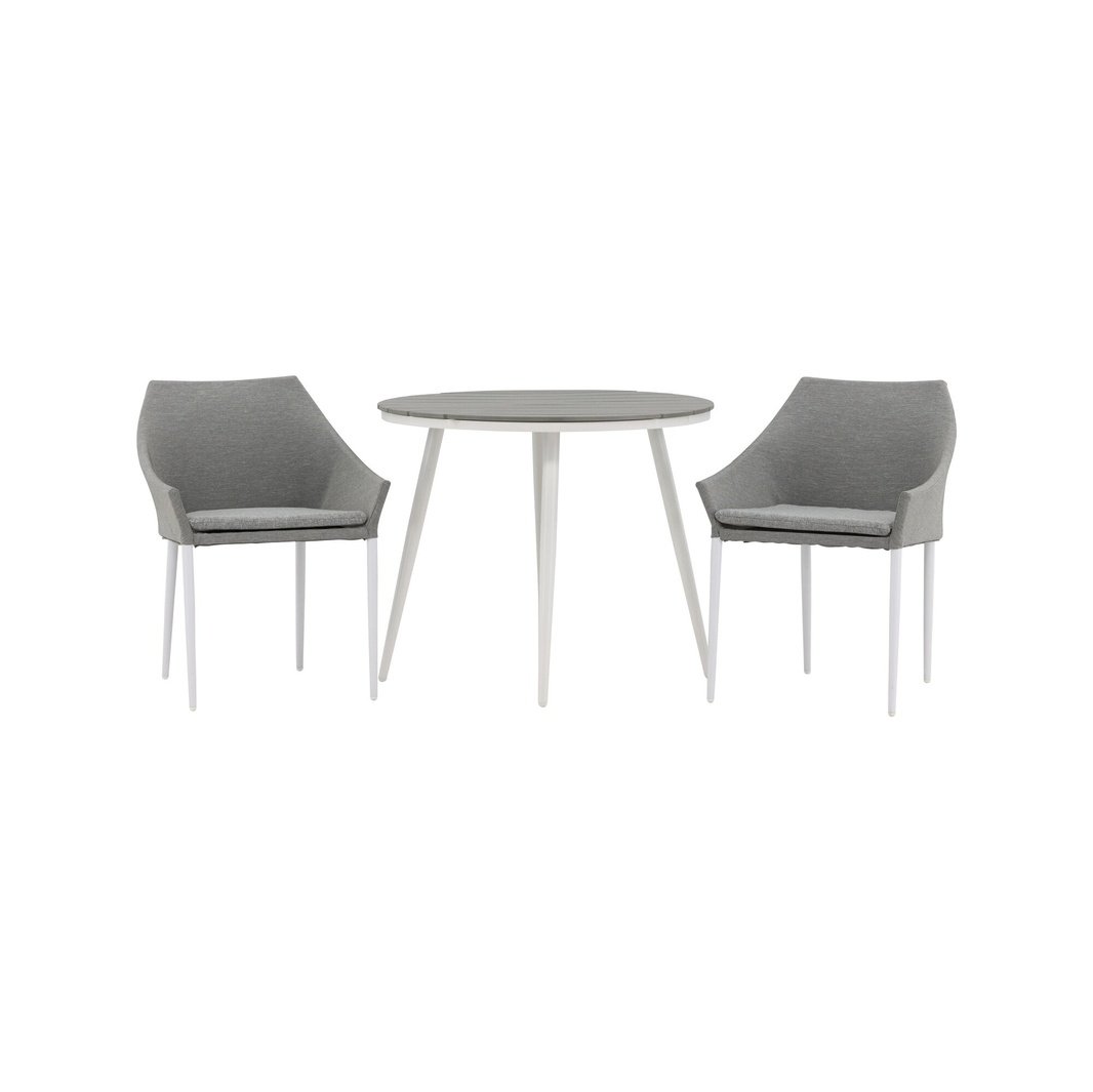 Break Spisebord Rundt 90ø + Spoga spisestoler Venture Design Spisegruppe