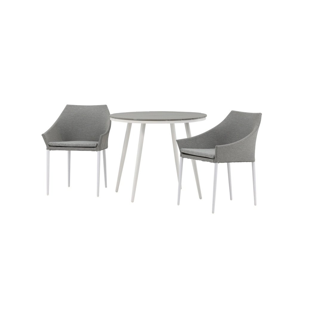 Break Spisebord Rundt 90ø + Spoga spisestoler Venture Design Spisegruppe
