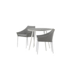 Break Spisebord Rundt 90ø + Spoga spisestoler Venture Design Spisegruppe
