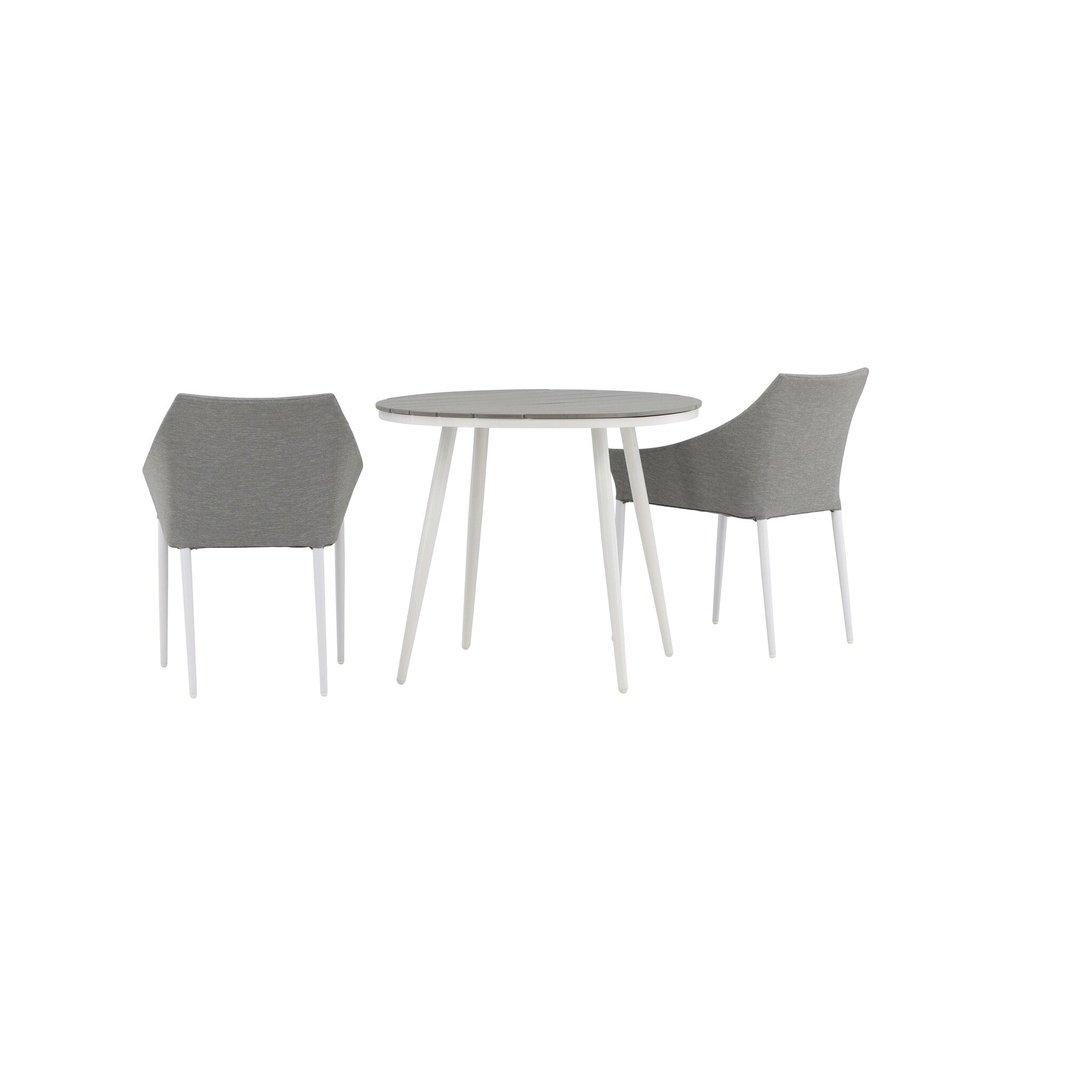 Break Spisebord Rundt 90ø + Spoga spisestoler Venture Design Spisegruppe