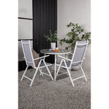 Break Spisebord Rundt 90ø + Break stoler Venture Design Spisegruppe