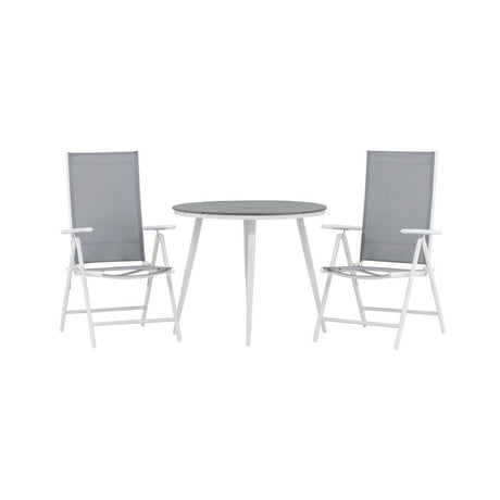 Break Spisebord Rundt 90ø + Break stoler Venture Design Spisegruppe