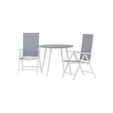Break Spisebord Rundt 90ø + Break stoler Venture Design Spisegruppe
