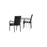 Break Spisebord Rundt 90ø + Anna stoler Venture Design Spisegruppe