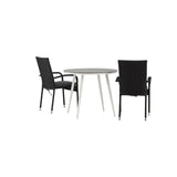 Break Spisebord Rundt 90ø + Anna stoler Venture Design Spisegruppe
