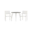 Pause Spisebord Rundt 90ø + Santorini Armstol Venture Design Spisegruppe
