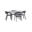 Pause Spisebord Rundt 120ø + Spalte spisestoler inkl. Puter Venture Design Spisegruppe