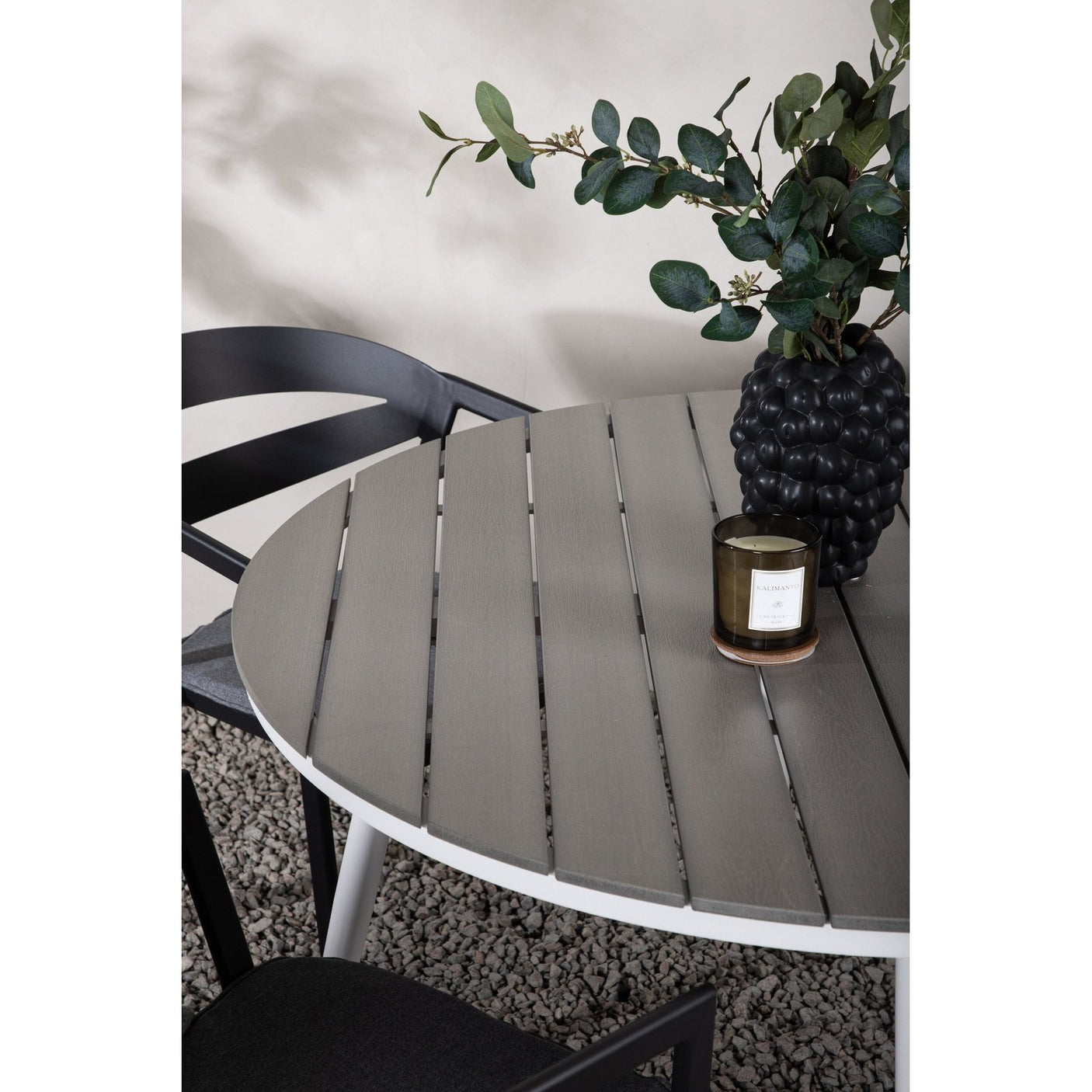 Pause Spisebord Rundt 120ø + Spalte spisestoler inkl. Puter Venture Design Spisegruppe