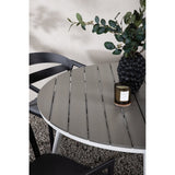 Pause Spisebord Rundt 120ø + Spalte spisestoler inkl. Puter Venture Design Spisegruppe